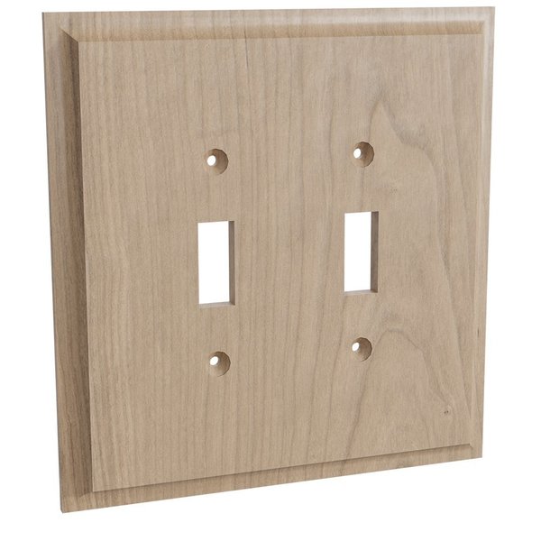 Designs Of Distinction Double Light Switch Plate - Cherry 01451001CH1